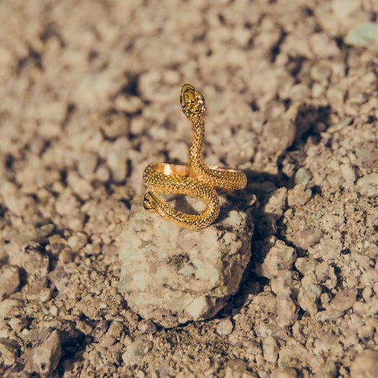 Anillo Golden Snake